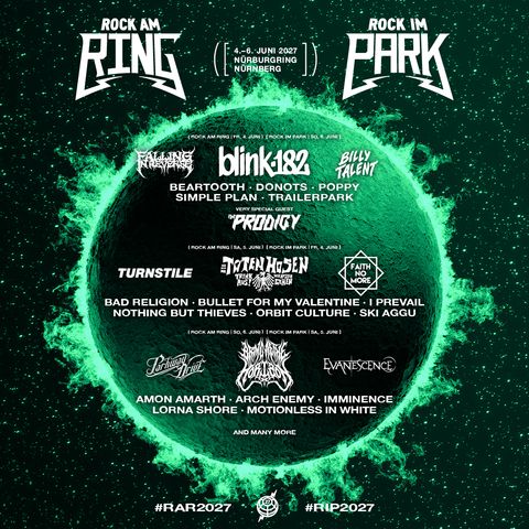 First major line-up announcement for 2027