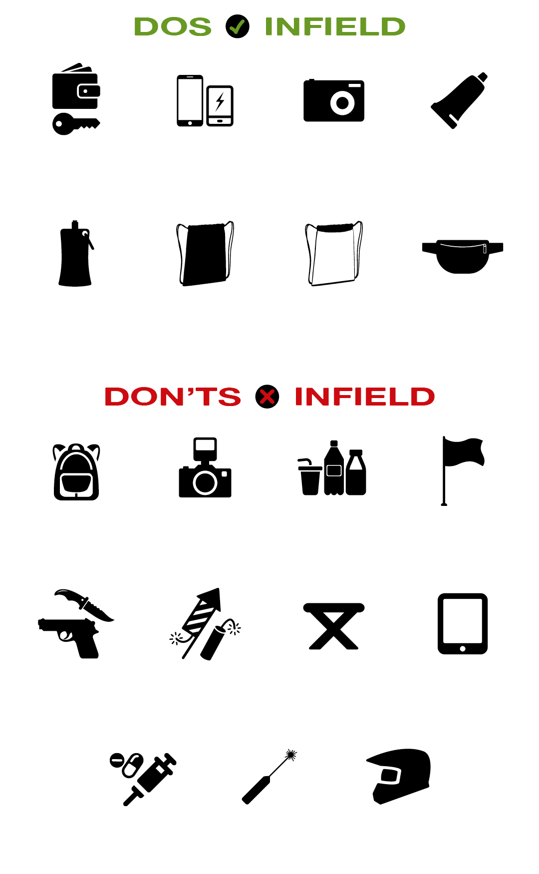 Dos & Don'ts Infield DE