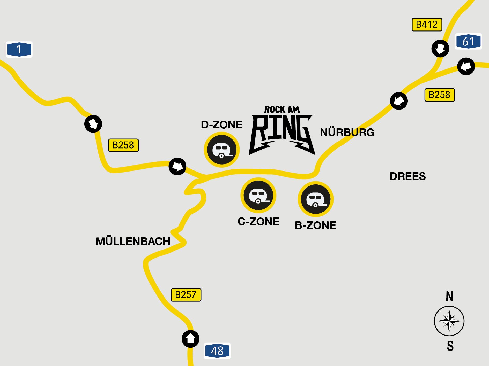 RAR25 Anreise Caravan Camping