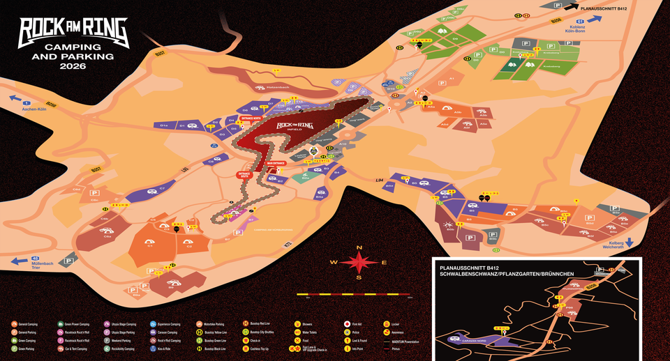 Rock am Ring 2026 Map Outfield