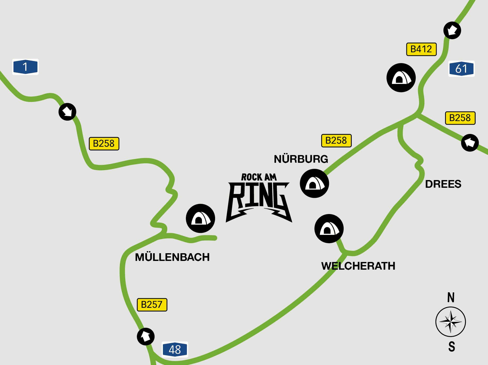 RAR25 Anreise General Camping